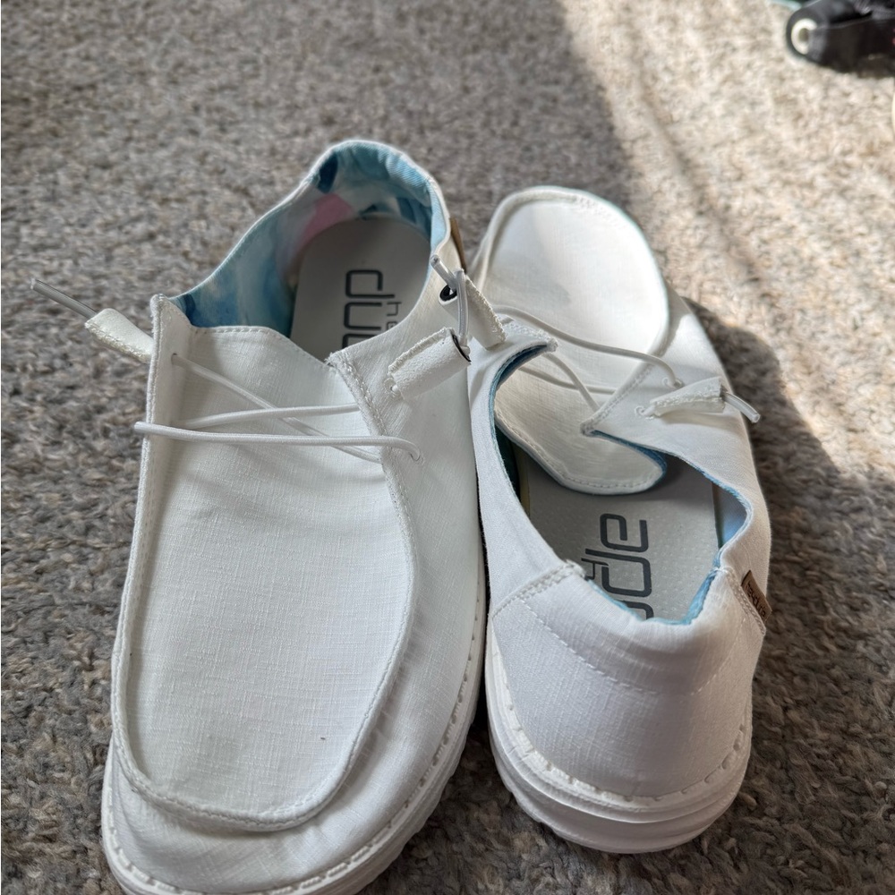 Hey Dude White Casual Shoes
